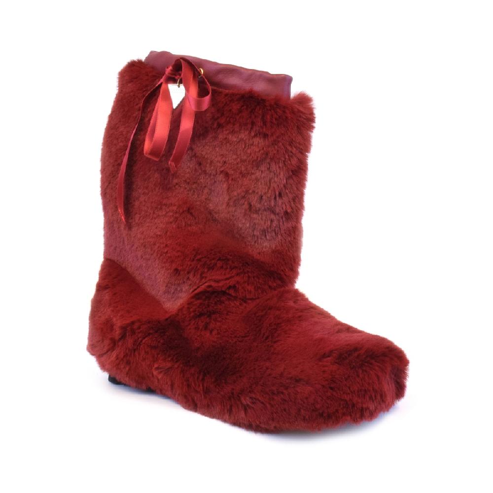 Amalfi by rangoni Stivaletto da casa Fluffity rosso Promozione