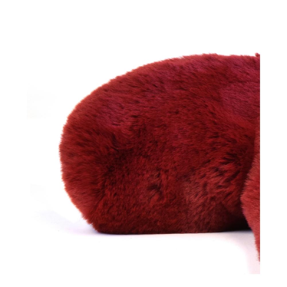 Amalfi by rangoni Stivaletto da casa Fluffity rosso Promozione