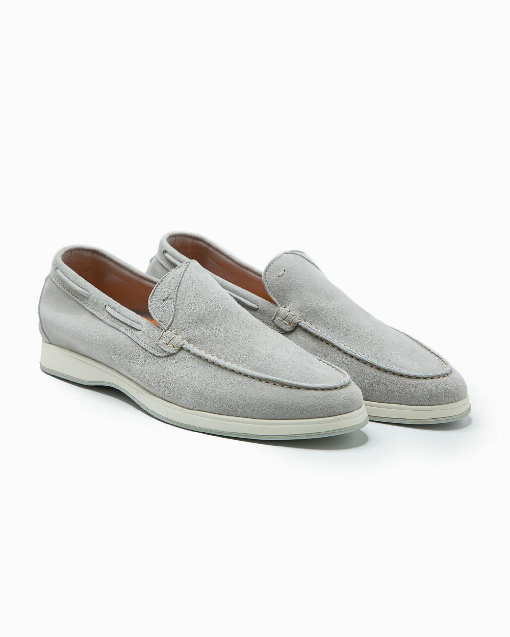 Andrea ventura MOCASSINO AQUARIVA ISEO IN SUEDE ELEFANTE In Linea