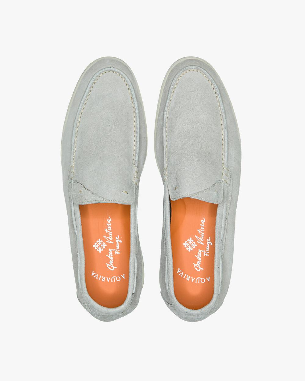 Andrea ventura MOCASSINO AQUARIVA ISEO IN SUEDE ELEFANTE In Linea