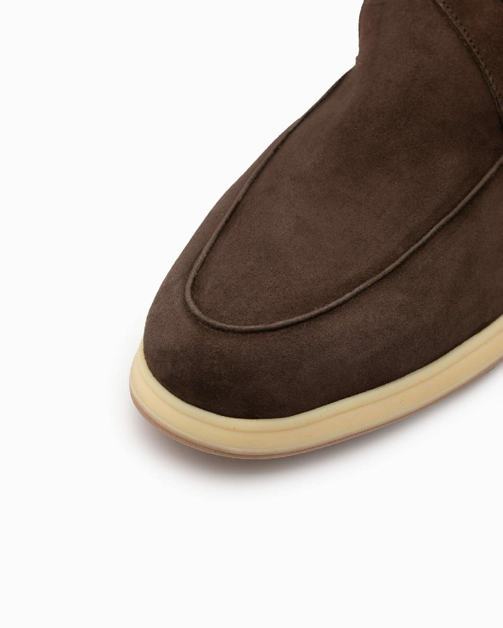 Andrea ventura Mocassino Aquariva beach in suede caffè Qualità