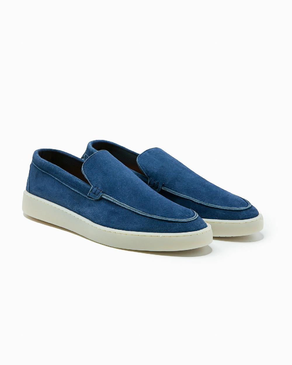 Andrea ventura MOCASSINO ST BARTH LS IN SUEDE BLUE NAVY Soddisfazione Garantita