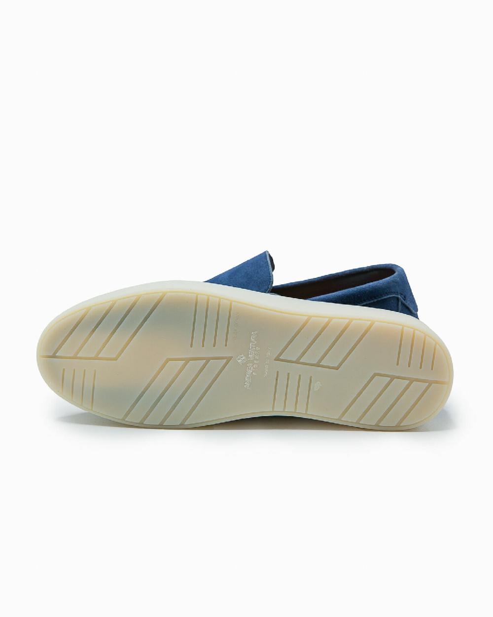 Andrea ventura MOCASSINO ST BARTH LS IN SUEDE BLUE NAVY Soddisfazione Garantita
