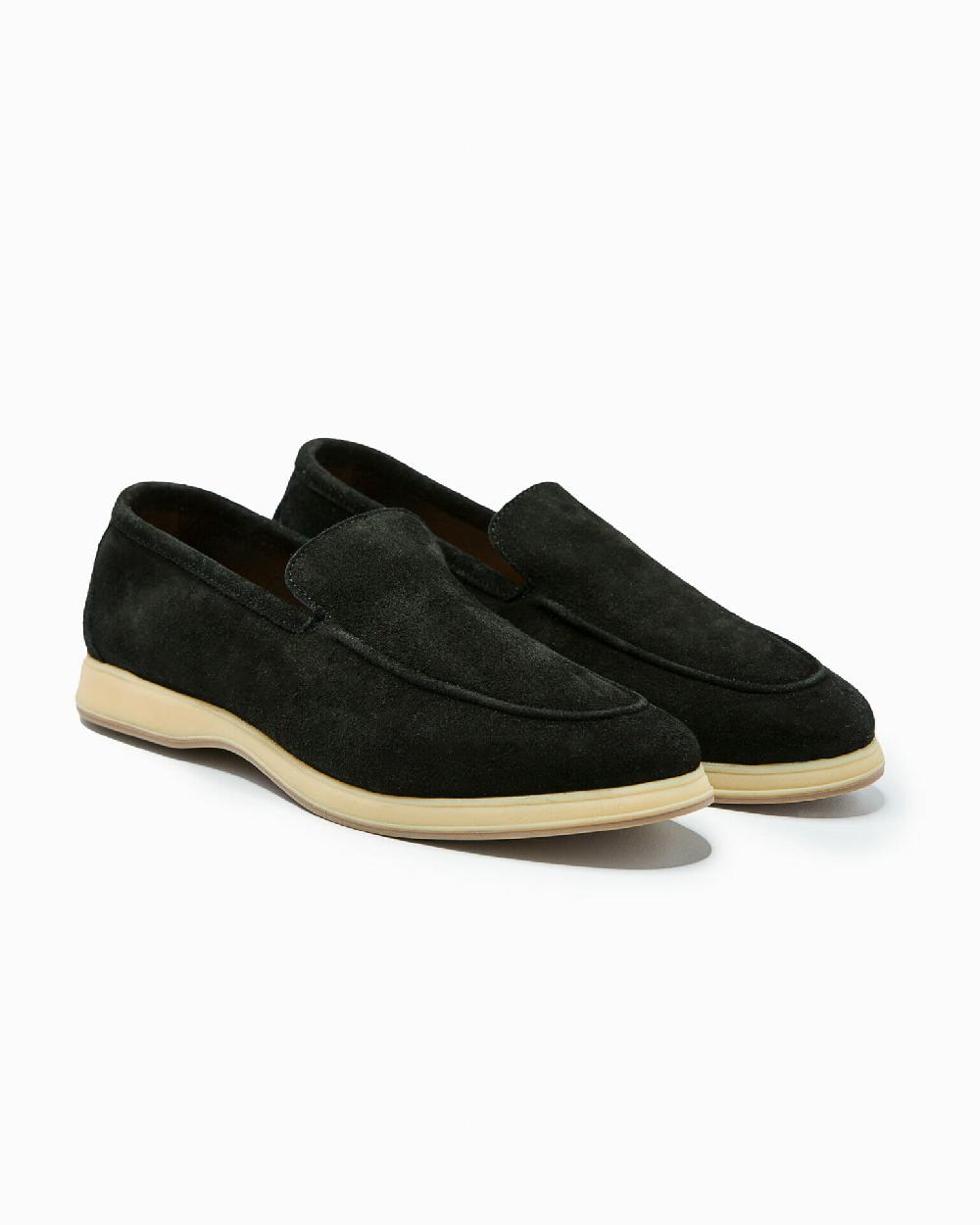 Andrea ventura MOCASSINO DONNA AQ-D COAST IN SUEDE NERO Spedizione Gratuita