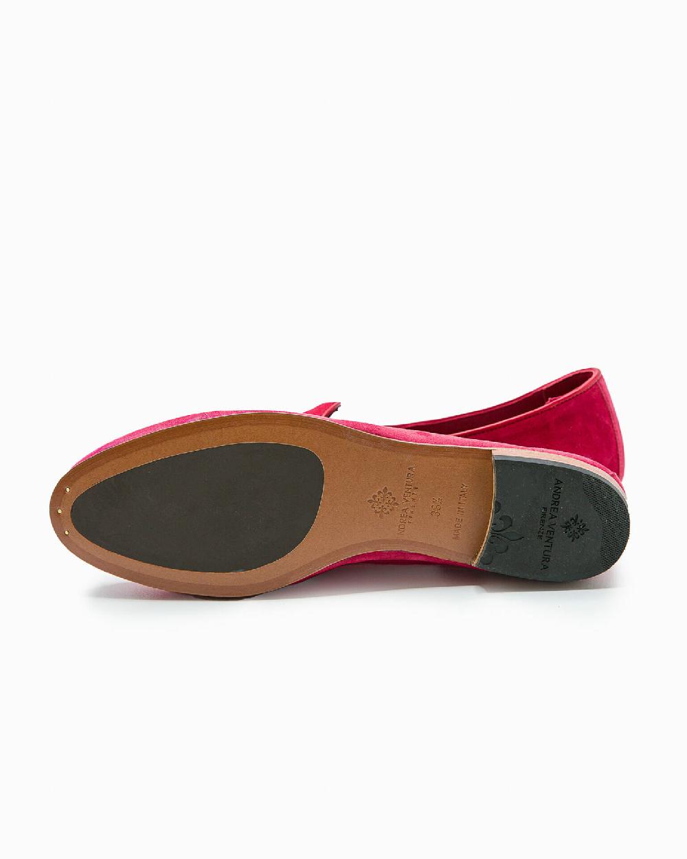 Andrea ventura MOCASSINO DONNA BELGIAN-D LS IN SUEDE ROSSO RUBINO Economico
