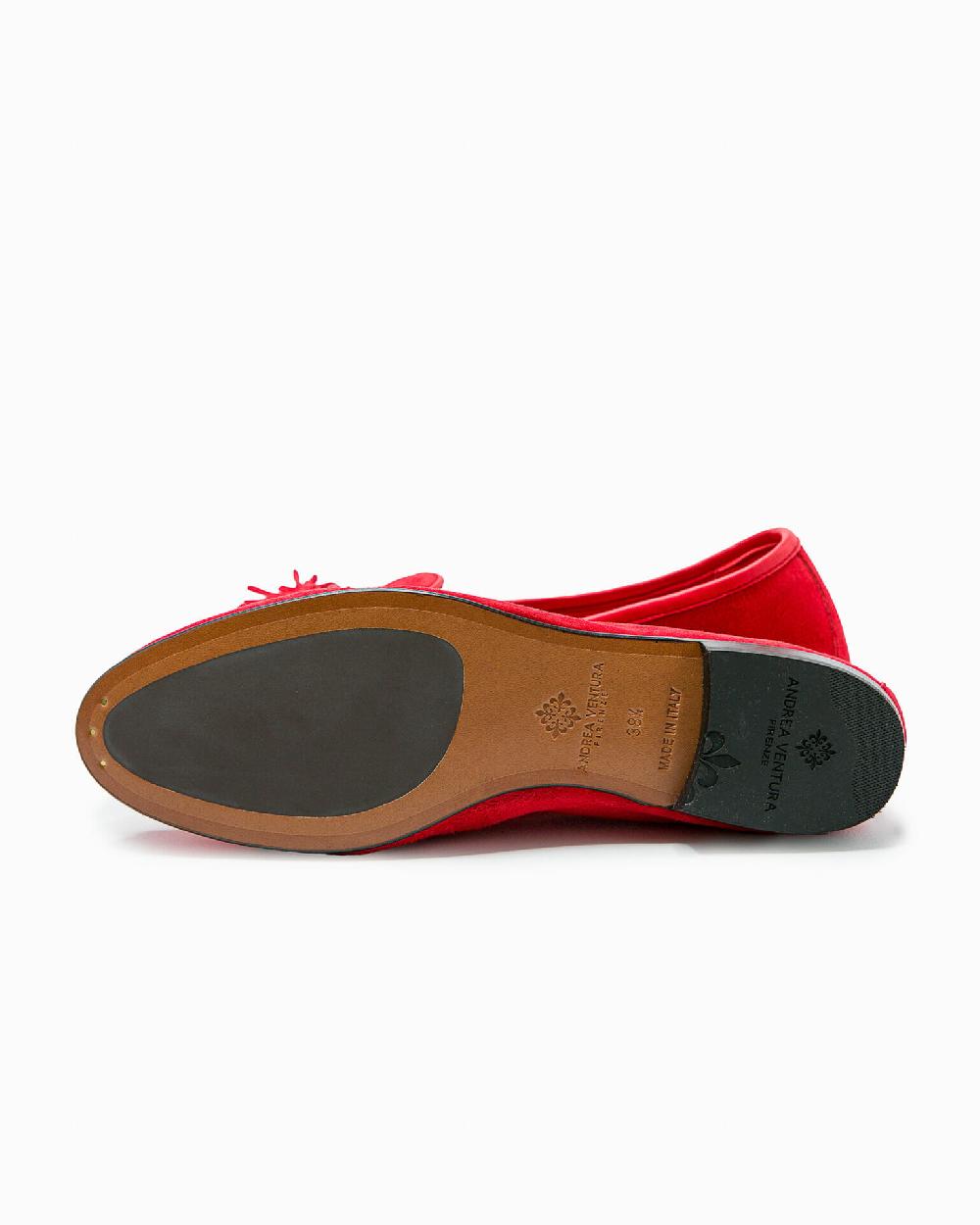 Andrea ventura MOCASSINO DONNA BELGIAN-D NP-CR IN SUEDE ROSSO KUBRICK Online